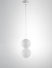 Lampa wisząca betonowo szklane kule IBAGUE LE42063 Luces Exlusivas 