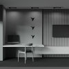 Ścieżka świetlna lampa szynowa LED nowoczesna aluminium czarna Basis MAYTONI TR104-1-12W4K-B-DE