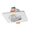 Ruchome kwadratowe oczko podtynkowe Plus białe Led CCT LP-1506/1RS WH Square Light Prestige