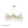 Lampa Wisząca Złota Kryształowa LAURA ASHLEY WILLOW LA3756144-Q DAR LIGHTING