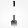 Nowoczesna Lampa Wisząca LED Czarny Szklany Klosz Kula NEBULA MOD182PL-L6B3K MAYTONI