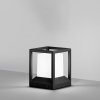 Nowoczesne oświetlenie zewnętrzne lampy stojące kwadrat grafit aluminium Trim MAYTONI O455FL-01GF1