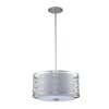 Designerska lampa wisząca Ziggy Elstead Lighting Lakierowane srebro 