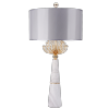 Designerska Lampa Stołowa Nocna Marmurowa CARTAGENA T02004AU COSMO LIGHT