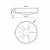 SREBRNA LAMPA SUFITOWA GLAMOUR ORLICKI DESIGN STESSO PL CROMO L ORLICKI DESIGN