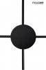 Nowoczesny Minimalistyczny Kinkiet Ścienny Czarny SHADOW MSE010100355 KING HOME
