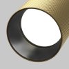  Lampa sufitowa lampa wbudowana wpuszczana tuba regulowana aluminium czerń i matowe złoto Artisan MAYTONI C081CL-01-GU10-MG