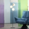 Nowoczesna Lampa Podłogowa Kule Czarna MAYTONI NOSTALGIA MOD048FL-03G 