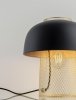 Czarno złota Lampa stołowa nocna metalowa Loft RUPA LE44380 Luces Exlusivas