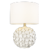 Ceramiczna sypialniana lampa stołowa nocna KOTOR T01030BR-WH Cosmo Light 