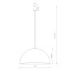 Lampa Wisząca HEMISPHERE SUPER L COPPER 10297 Nowodvorski Lighting