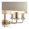 Żyrandol Niklowy Z Abażurem LAURA ASHLEY SORRENTO LA3518806-Q DAR LIGHTING