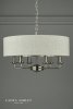 Żyrandol Niklowy Z Abażurem LAURA ASHLEY SORRENTO LA3518806-Q DAR LIGHTING