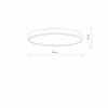 Plafon DENIA LED 15W S 3000K Nowodvorski Lighting 11754
