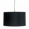 Lampa wisząca z abażurem Zuma Line P06-GD-BK INGA