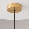  Nowoczesna designerska lampa wisząca LED owalna metalowa mosiądz Levitation MAYTONI MOD376PL-L30G3K