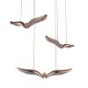 Designerska lampa wisząca GUFO 3 LED róźowe złoto 36 cm Step Into Design ST-DL8506