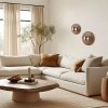 Dekoracyjny nowoczesny drewniany okrągły kinkiet ścienny szklany bursztynowy klosz w stylu boho LUNAR WOOD 11014 TK-Lighting