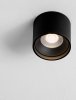 Nowoczesny plafon lampa sufitowa LED czarna tuba uniwersalna minimalistyczna aluminiowa CENVARO LE45515 Luces Exclusivas
