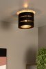 Czarny Plafon Sufitowy Vintage ROSAS 21133/01/30 LUCIDE