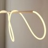 Nowoczesna Lampa Wisząca Designerska Tuba LED Mosiądz ATTALEA 97629 ENDON