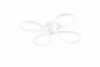 Nowoczesna Dekoracyjna Lampa Sufitowa Biały Plafon FLY 645610131 TRIO