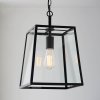 Lampa Wisząca Na Łańcuchu Szklana Czarna HURST 101541 ENDON