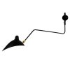 Lampa ścienna kinkiet czarna regulowana na wysięgniku klasyczna minimalistyczna CRANE W8701 Step Into Design
