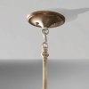 Kryształowa Lampa wisząca Lucia Feiss FE-LUCIA-B lampa salonowa, do sypialni/ Oksydowany srebrny Glamour