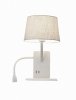 ABAŻUROWT KINKIET HOTELOWY DAKOTA LIGHT PRESTIGE LP-2121/1W L WH LEWY