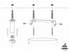 Nowoczesna Lampa Wisząca Czarna Szklane Kuliste Klosze Białe VENA 5 33677 SIGMA