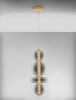 Elegancka Lampa Wisząca Salonowa z Ciemnego Szkła Luces Exclusivas MORROS LE44486