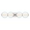Kinkiet szklany polerowany chrom Atomo Elstead Lighting QN-ATOMO-4W-PC
