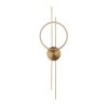 Lampa ścienna kinkiet LED listwy okrąg metalowy złoty nowoczesny designerski dekoracyjny ECLIPTICA ST-DL8532 Step Into Design