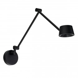 Kinkiet na wysięgniku czarny MOLLY M WALL BLACK Azzardo AZ6807