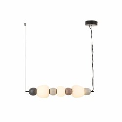 Lampa wisząca Modern 28W Opal + Dark Grey+medium Brown+light Grey Maxlight P0630