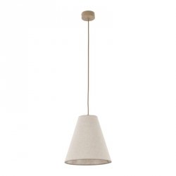 Beżowa lampa wisząca abażurowa nowoczesna minimalistyczna ponadczasowa dekoracyjna elegancka CONEA 11202 TK-LIGHTING