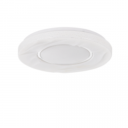 Nowoczesny Plafon Tenaro 40 cm biały LED 4000K Light Prestige