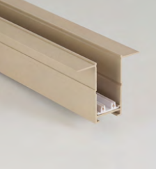 Szynoprzewód magnetyczny jednofazowy podtynkowy beżowy profil 3m BETA TRACK MAGNETIC 57 230V GIPS1 AZ7319