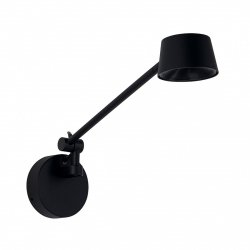 Kinkiet na wysięgniku czarny MOLLY S WALL BLACK Azzardo AZ6805