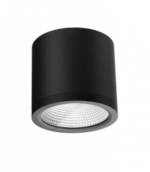 Lampa sufitowa hermetyczna LED nowoczesna aluminium czarna IP54 CONYON CCT AZ6029 Azzardo