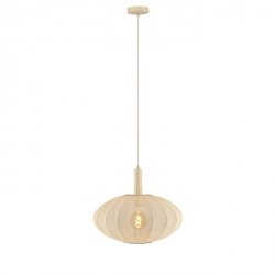 Lampa Wisząca Nowoczesna Beżowy Klosz Materiałowy CORINA 03447/52/38 LUCIDE
