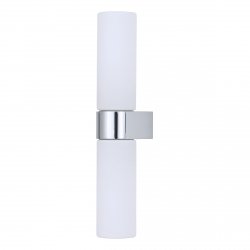 Nowoczesna Dekoracyjna Lampa Ścienna Szklany Kinkiet IP44 NATALIE II CHROME 10726 Nowodvorski Lighting