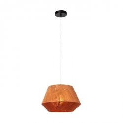 Pomarańczowa Lampa Wisząca Boho Bawełniana JESSICA 10421/30/73 LUCIDE
