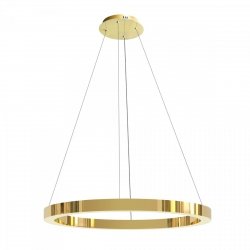 Lampa Wisząca Złoty RING LIGHT PRESTIGE MIDWAY LP-033/1P XL GD Shiny Lampa Złoty Okrąg