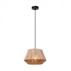 Szara Lampa Wisząca Boho Bawełniana JESSICA 10421/30/36 LUCIDE