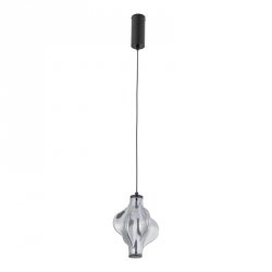 Czarna lampa wisząca szklana designerska nowoczesna dekoracyjna salonowa geometryczna ELVA 18213 TK-LIGHTING