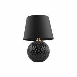 Abażurowa Lampka Stołowa Czarna SANTANA 5348 TK-Lighting