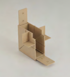 Złącze ściana-sufit beżowe do szynoprzewodu magnetycznego jednofazowego podtynkowego AZZARDO BETA TRACK MAGNETIC 57 230V GIPS2 AZ7336