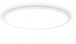 Lampa sufitowa LED okrągła biała minimalistyczna klasyczna Fly slim pl d60 2700k 341248 IDEAL LUX 